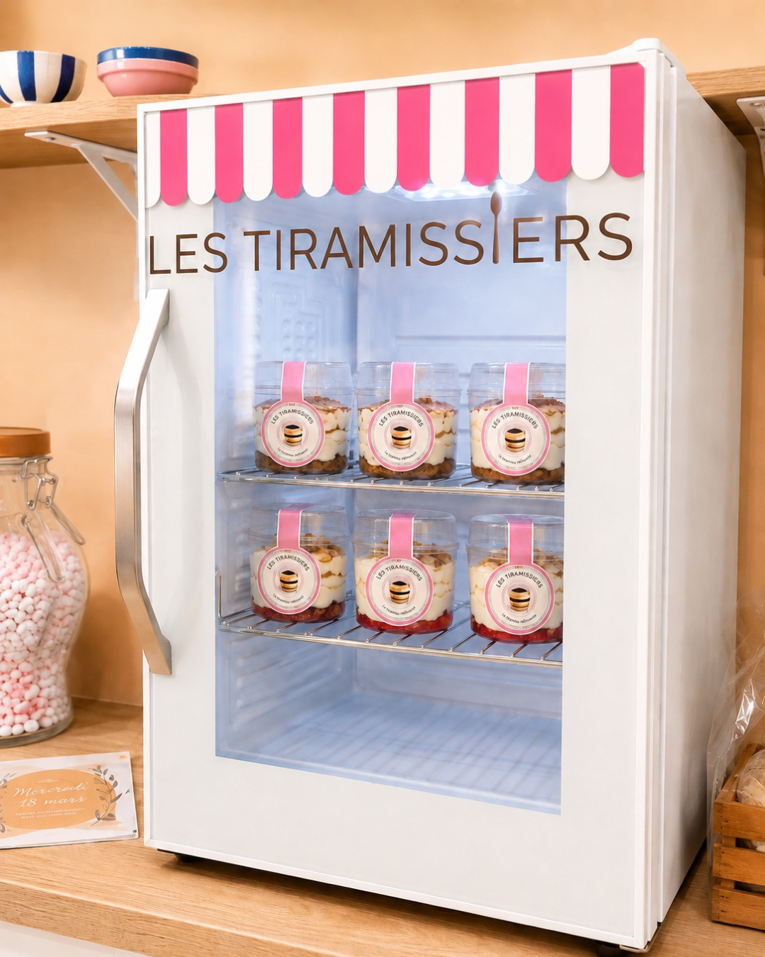 Tiramisu framboise artisanal